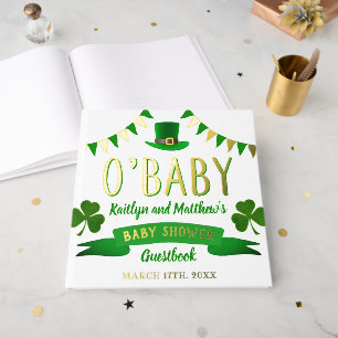 Livre D'or O'Baby St. Patrick's Day Baby shower Real