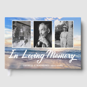 Livre D'or Ocean In Loving Memory Photo Collage