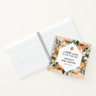 Livre d'or Orange Theme Little Cutie Baby shower