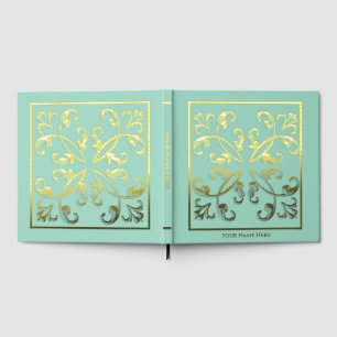 Livre D'or Pageant Real Foil Fairytale Scrolls Scrapbook