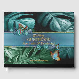 Livre D'or Papillons du Paradis/Tropical Turquoise Splash
