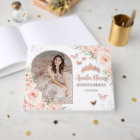 Papillons Floraux Blush Rose Gold Quince XV Photo