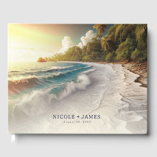 Livre D'or Paradise Beach Sunset Mariage côtier