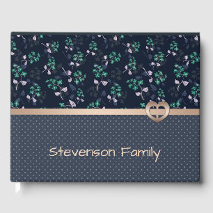 Livre D'or Patchwork, Rétro, blau