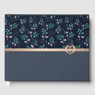 Livre D'or Patchwork, Rétro, blau