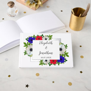 Livre D'or Patriotique Panda Anemone Mariage
