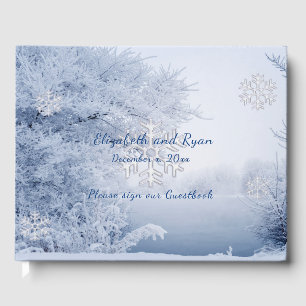 Livre D'or Pays des merveilles hivernal, Flocons de neige, Ma