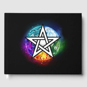 Livre D'or pentagramme du Wiccan