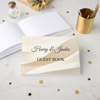 Livre D'or Personalized Wedding Guest Book