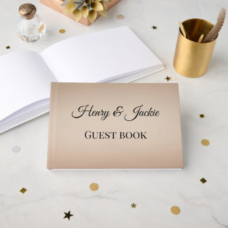 Livre D'or Personalized Wedding Guest Book