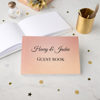 Livre D'or Personalized Wedding Guest Book