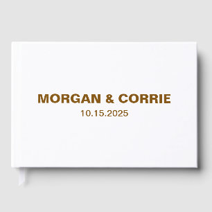 Livre d'or personnalisé de mariage - Livre d'or re