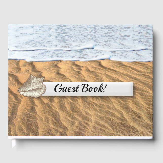 Livre d'or personnalisé de Sandy Beach (Recto)