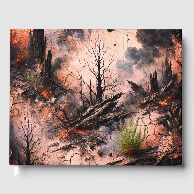 Livre d'or personnalisé élégant – Souvenir intempo (Recto)