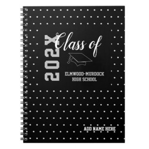 Livre d'or personnalisé pour les diplômés du secon