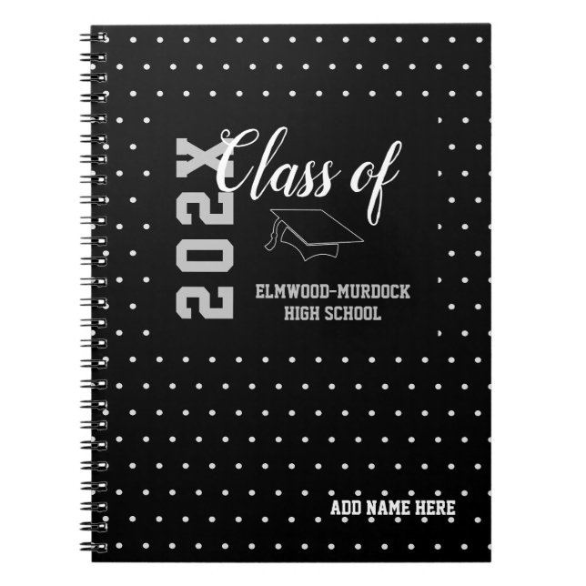 Livre d'or personnalisé pour les diplômés du secon (Devant)