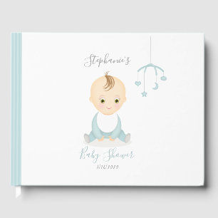 Livre D'or Petit bébé garçon et son Baby shower mobile