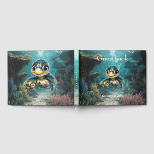 Livre D'or Petite tortue de mer à explorer avec son ami.