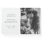 Photo commémorative | Classique Élégant En Mémoire