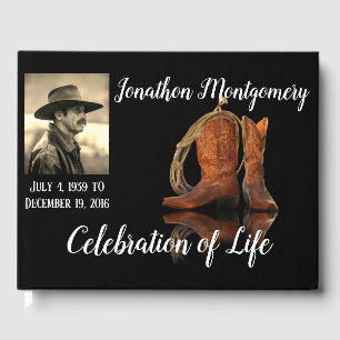 Livre D'or Photo, Cowboy Casquette et la corde Célébration de