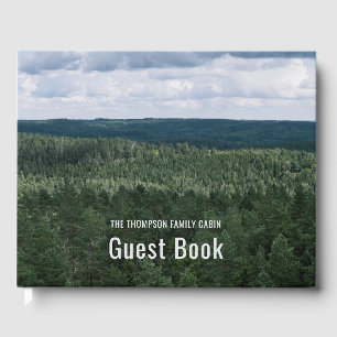 Livre D'or Photo de cabine familiale de paysage forestier nor