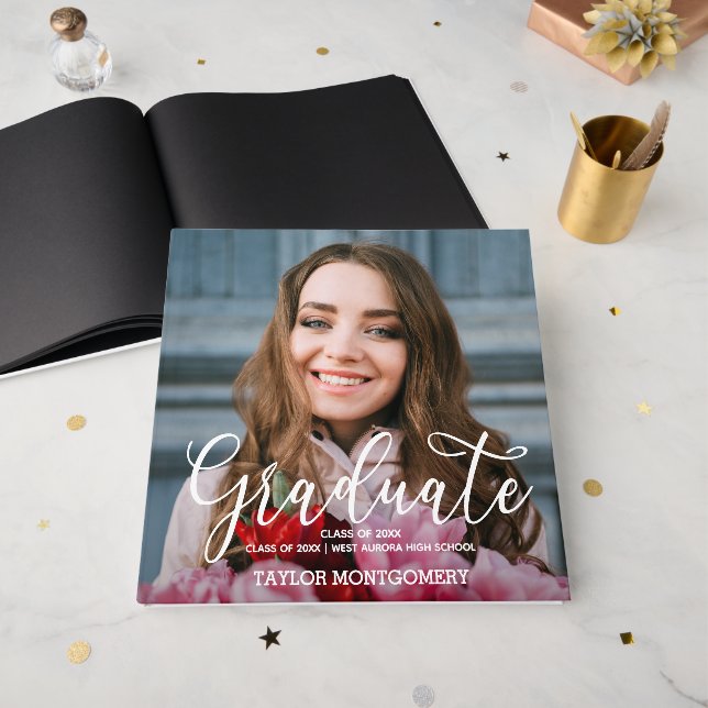 Livre D'or Photo Graduate Scrap and (Recto ouvert)