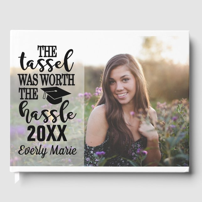 Livre D'or Photo Moderne Graduation (Recto)