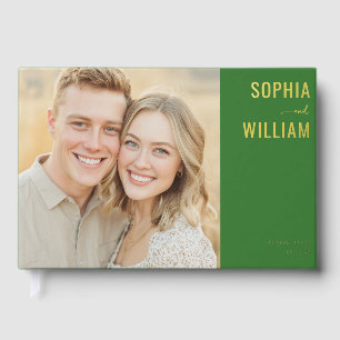 Livre D'or Photo Moderne Vert Joyeux