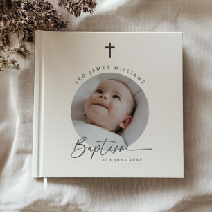 Livre D'or Photo ronde de baptême