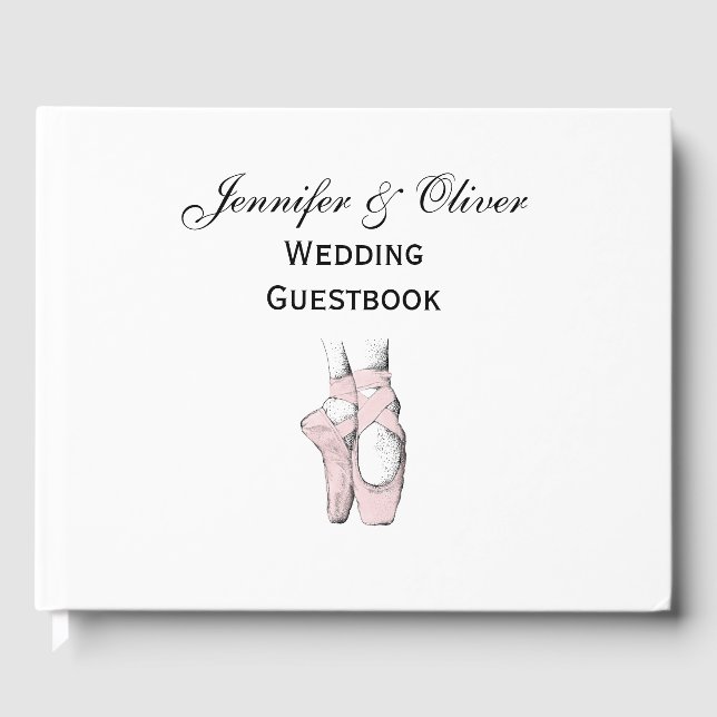 Livre D'or Pieds de Ballerina sur la pointe #1 Lt Rose (Recto)