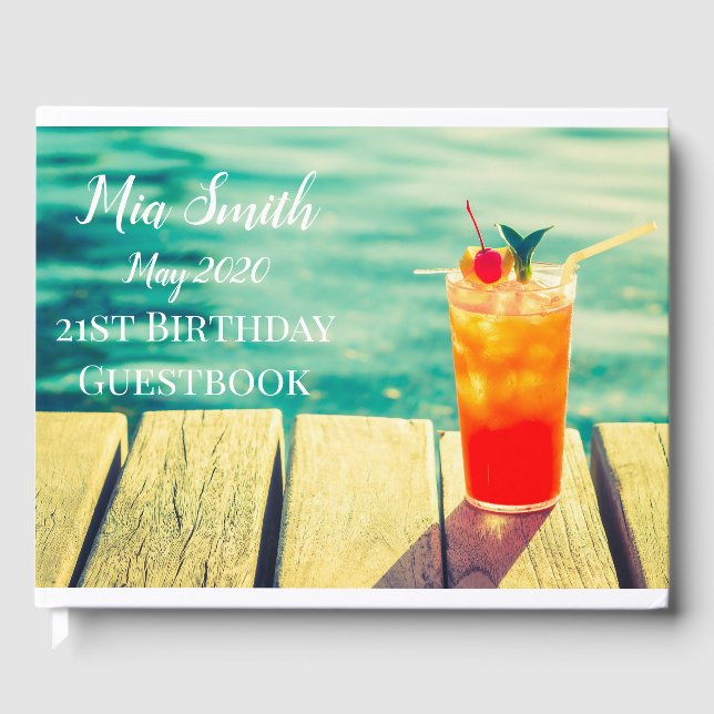 Livre D'or Piscine à cocktails Tropical Fruit 21e anniversair (Recto)