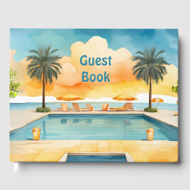 Livre D'or Piscine d'eau fête d'été (Recto)