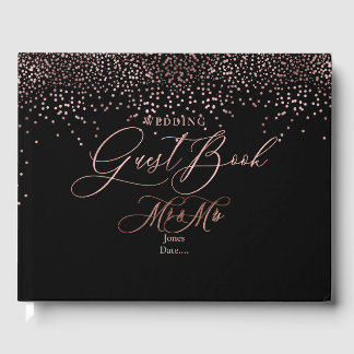 Livre D'or PixDezines ROSE OR CONFETTI+do-it-yourself ARRIÈRE