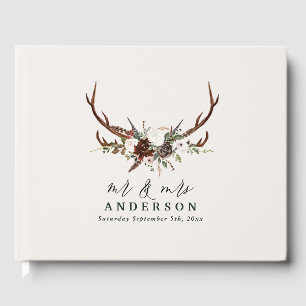 Livre D'or Plan de sièges botanique floral rustique mariage p