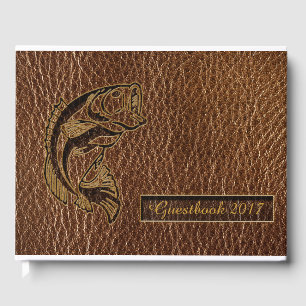 Livre D'or Poisson ressemblant au cuir