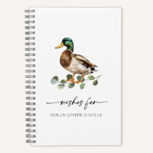 Livre d'or pour Baby Shower Canard colvert