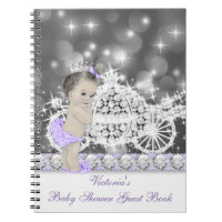 Livre d'or pour Baby Shower de la Princesse Violet