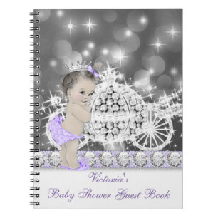 Livre d'or pour Baby Shower de la Princesse Violet