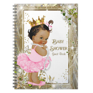 Livre d'or pour Baby Shower de princesse ballerine