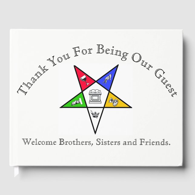 Livre d'or pour Eastern Star Events (Recto)