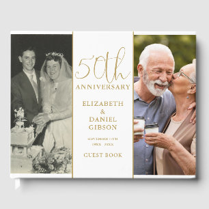 Livre d'or pour les 50 ans de mariage avec 2 photo