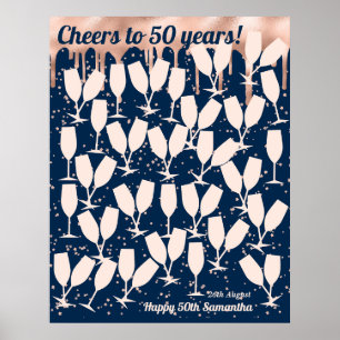 Livre d'or pour les 50 ans de Rose - À la santé de