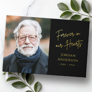 Livre D'or Pour toujours dans nos coeurs funéraire photo de m