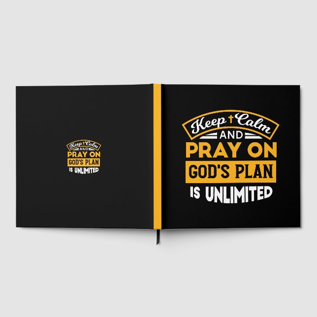 Livre D'or Priez et faites confiance au plan illimité de Dieu (Complet)