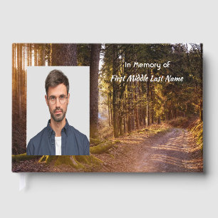 Livre D'or Promenade dans la forêt de souvenirs photo souveni