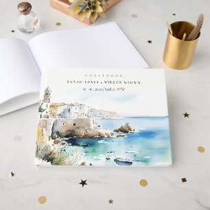 Livre D'or Puglie, Italie Paysage aquarelle Mariage
