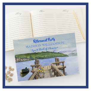 Livre D'or Quai de la partie de retraite Mountain Lake