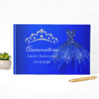 Quinceanera personnalisée en bleu royal