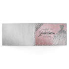 Quinceanera rose argenté diamant étincelle