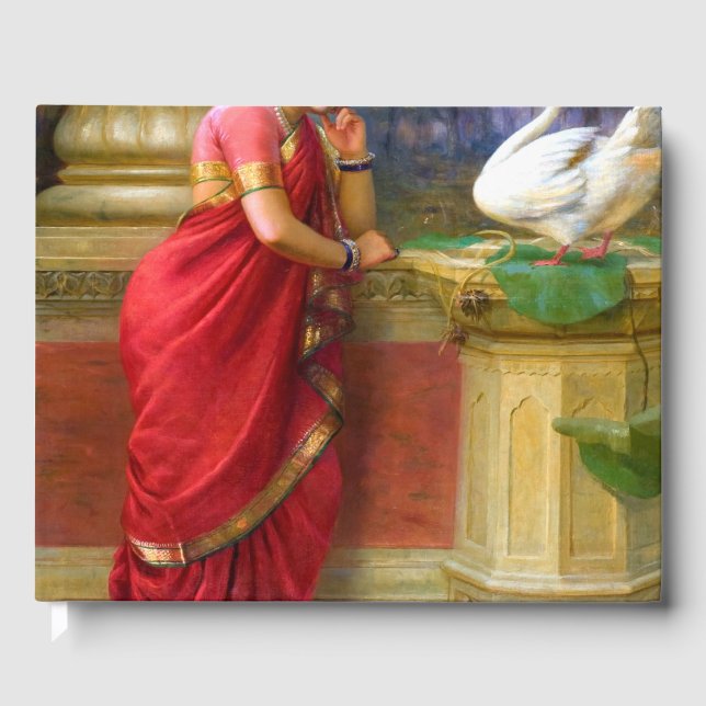 Livre D'or Raja Ravi Varma - Hamsa Damayanti (Recto)